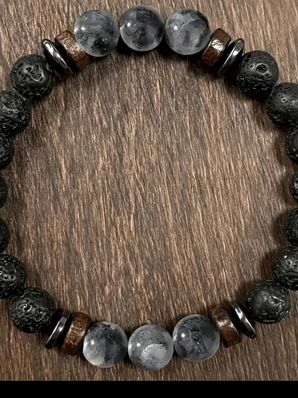 Obsidian bracelet